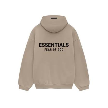 ESSENTIALS HOODIE DESSERT SAND